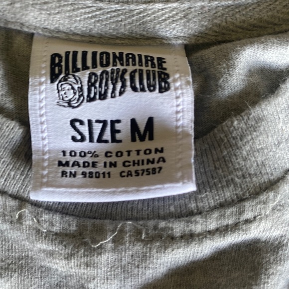 billionaire boys club t-shirt (grey/blue) - Picture 4 of 4